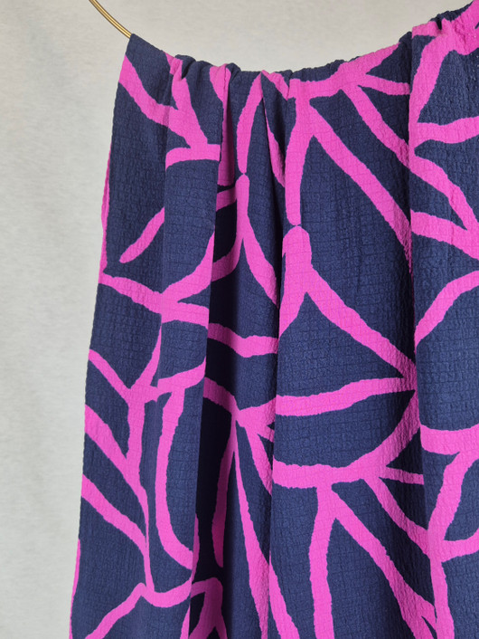 BUBBLE -VISKOOSI ABSTRACT SININEN