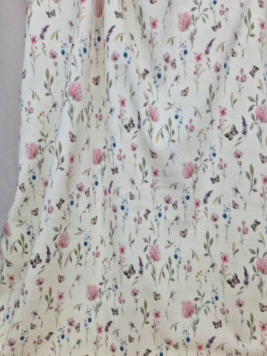 RIBBITRIKOO - DELICATE FLOWERS PINK