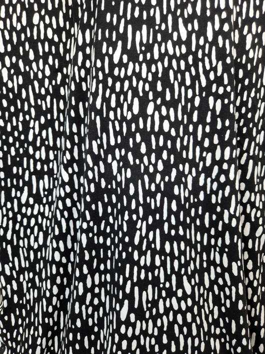 VISKOOSITRIKOO - RAINY DOTS MUSTA