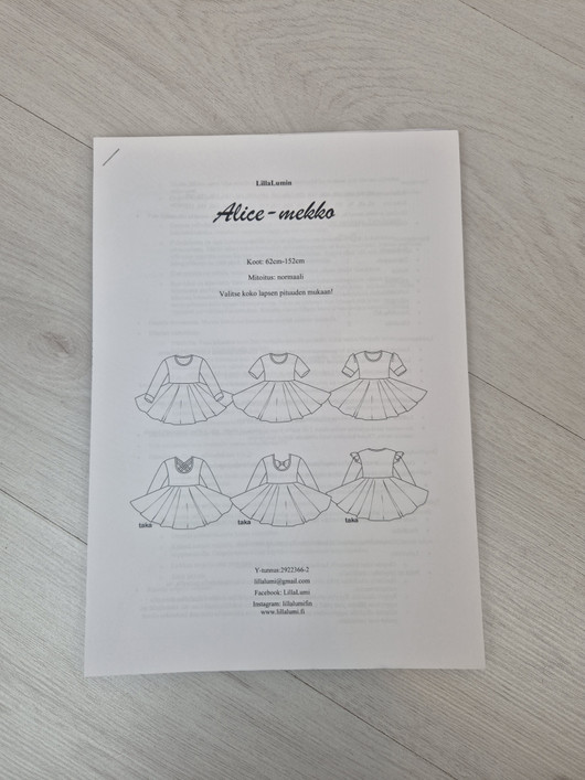 LILLALUMI OMPELUKAAVA - ALICE-MEKKO