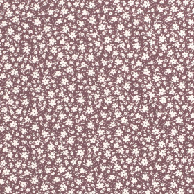 DIGITRIKOO SMALL WHITE FLOWERS LILA