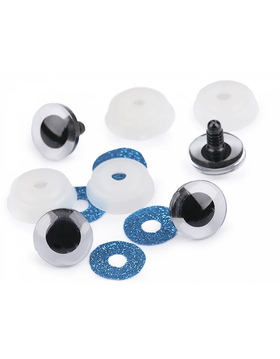 TURVASILMÄ - GLITTER 20MM 1KPL