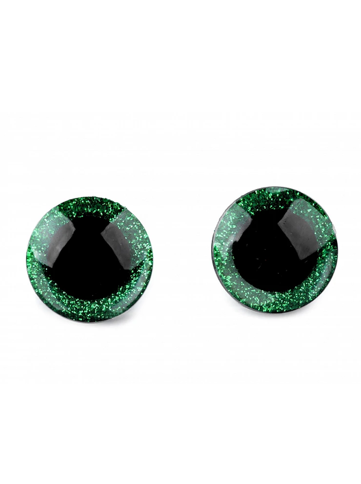 TURVASILMÄ GLITTER 25MM - TUKKUPAKKAUS 10KPL