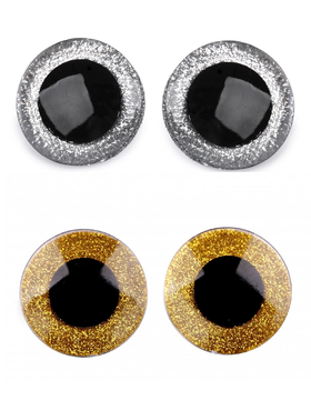 TURVASILMÄ: GLITTER 40MM 1KPL