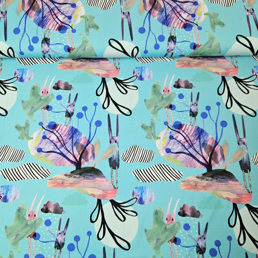 DIGITRIKOO BUNNY TURQUOISE