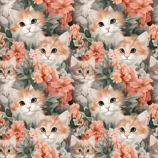 DIGITRIKOO FLOWERY KITTENS