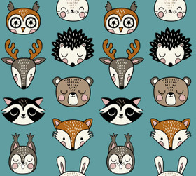 DIGITRIKOO HAPPY ANIMALS PETROLI