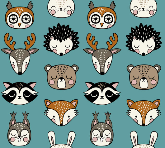 DIGITRIKOO HAPPY ANIMALS PETROLI