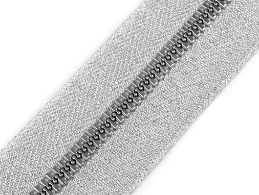 METRIVETOKETJU METALLIEFEKTI 6MM HOPEA