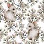 DIGITRIKOO LITTLE BUNNIES WHITE