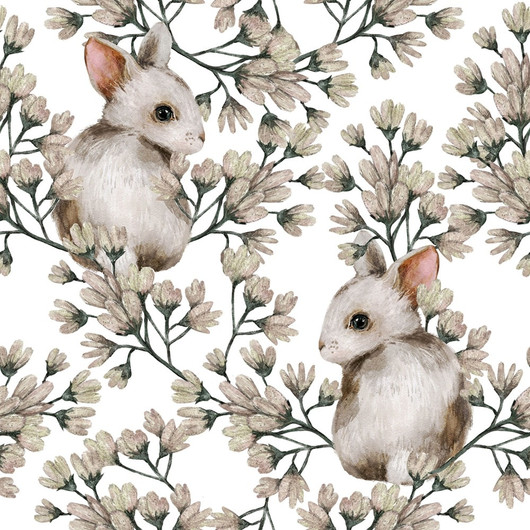 DIGITRIKOO LITTLE BUNNIES WHITE