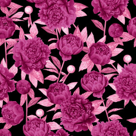 PIONIT -PUUVILLA MUSTA-PINKKI