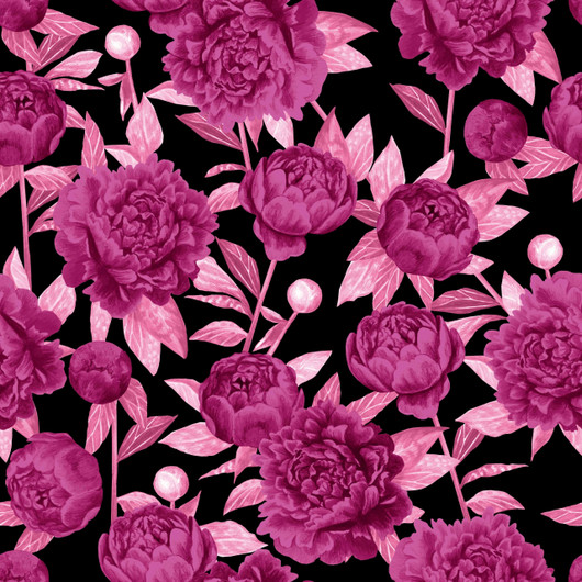 PIONIT -PUUVILLA MUSTA-PINKKI