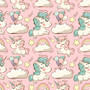 DIGITRIKOO RAINBOW UNICORNS PINK