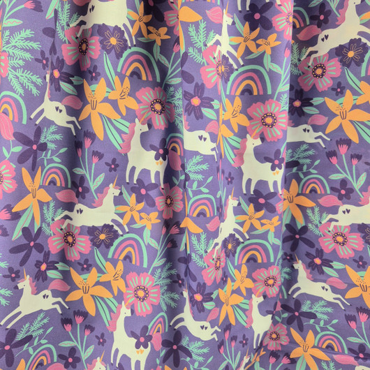 PUUVILLAKANGAS UNICORNS AND RAINBOWS - VIOLETTI