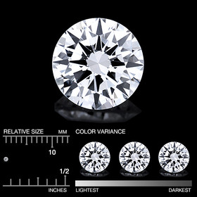 Timantti 1,3 mm / 0,01 ct pyöreä briljantti 