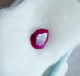 Ruby pear 2,2 ct