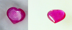 Ruby heart 3,3 ct