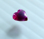 Ruby 0,3 ct heart