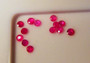 Burmalainen rubiini 2,5 mm / 0,06 ct pyöreä