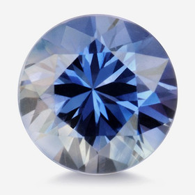 Safiiri 4,5 mm / 0,4 ct briljantti pyöreä kuvallisella aitoustodistuksella