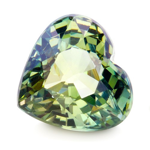 sapphire heart green
