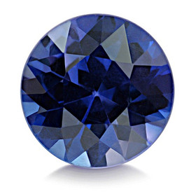  Safiiri 4,8 mm  / 0,5 ct pyöreä kuvallisella aitoustodistuksella