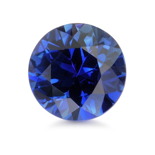 Sapphire 3,7 mm / 0,5 ct round with certificate