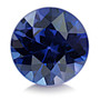 Sapphire 4,8 mm / 0,5 ct round with certificate