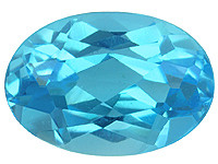 Topaz 6x4 mm 0,5 ct oval