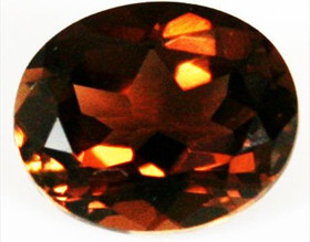 Brasilialainen Imperial topaz 4,7 ct käsittelemätön värisävy oval