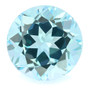 Topaasi sky blue 11,5 mm / 7,3 ct  kuvallisella aitoustodistuksella