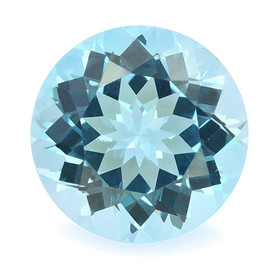 Topaasi sky blue 10,9 mm / 5,5 ct pyöreä