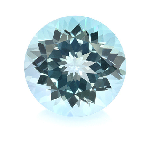 Topaasi 9,6mm , sky blue, kuvallisella aitoustodistuksella