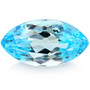 topaz 13,7mm skyblue with certificate