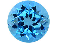 Topaz 7 mm / 1,6 ct round