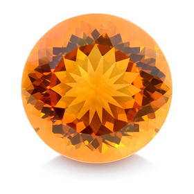 Brasilialainen citriini 9,2 mm / 2,77 ct pyöreä