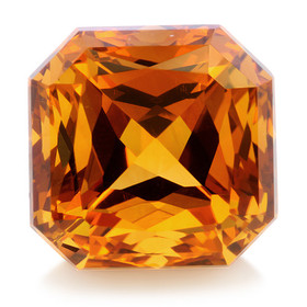 Citriini 7 mm / 2,1 ct octagon hionta