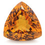 Citrine from Brazil 9 mm / 2,9 ct triangle with certificate