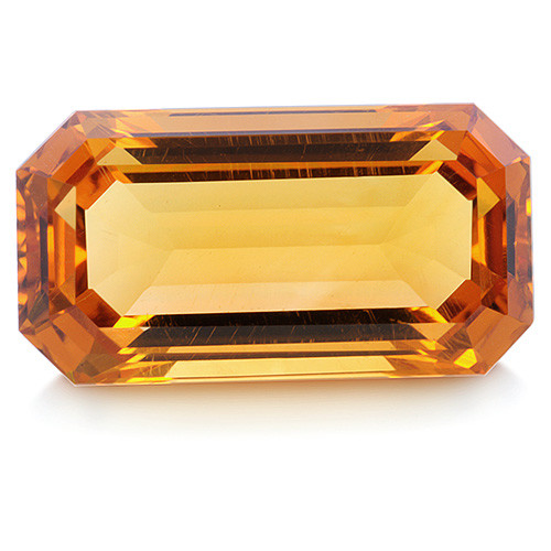 Citrine Octagon with certificate