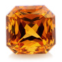 Brasilialainen Citriini 7 mm / 2,1 ct octagon kuvallisella aitoustodistuksella