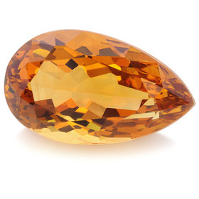 Brasilialainen Citrine 11 x 6 / 2,4 ct pisara