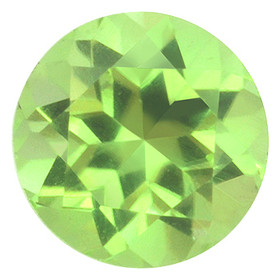 Peridot 4 mm 0,25 ct round