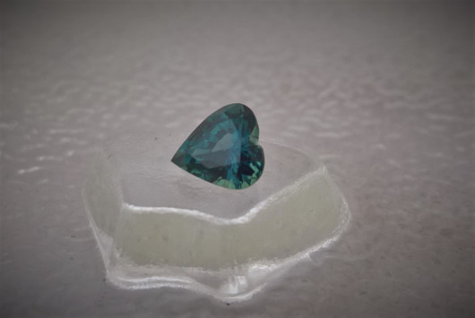 (471 ) safiiri sydän 1,2ct /VVS kuvallisella aitoustodistuksella
