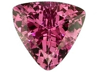 Rhodoliitti granaatti 4,5mm 0,4 ct VVS kolmio