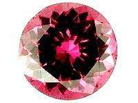 Rhodoliitti granaatti 0,1 ct pyöreä