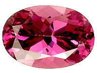 Rhodoliitti granaatti 6mm 0,55 ct ovaali