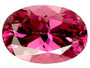 Rhodoliitti granaatti 6mm 0,55 ct ovaali