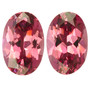 Rhodoliitti granaatti pari 2 X 0,45 ct