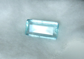 Akvamariini  4,9 ct baguette